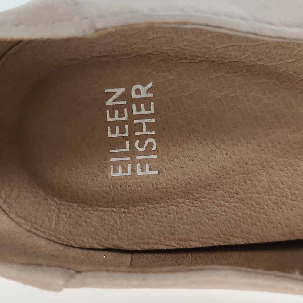 Eileen Fisher Women's Una 2 Flat Earth Nubuck Ballet Flats Size 9 NWOT - Picture 10 of 11